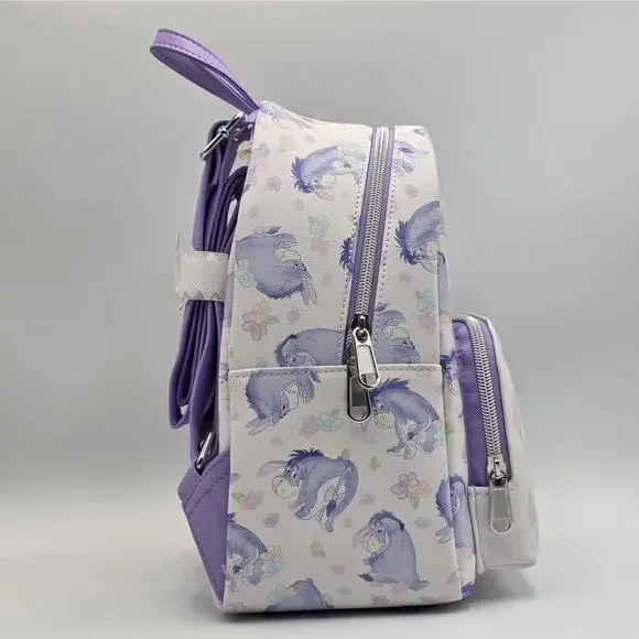 Loungefly Disney Winnie The Pooh Eeyore Floral Mini Backpack New - Picture 5 of 8
